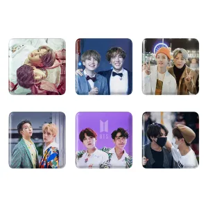 مگنت مربعی بی تی اس BTS