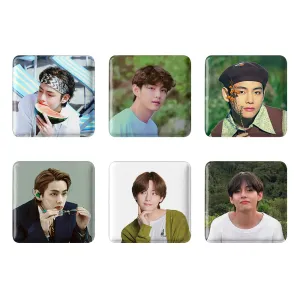 مگنت مربعی تهیونگ وی (Teahyung) بی تی اس BTS