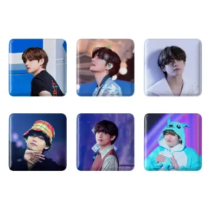 مگنت مربعی تهیونگ وی (Teahyung) بی تی اس BTS