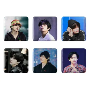 مگنت مربعی تهیونگ وی (Teahyung) بی تی اس BTS