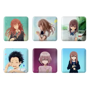 مگنت مربعی انیمه سایلنت ویس (A Silent Voice)