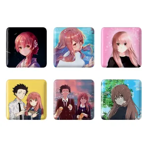 مگنت مربعی انیمه سایلنت ویس (A Silent Voice)
