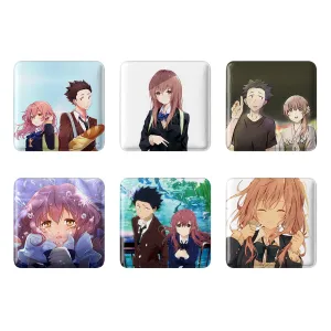 مگنت مربعی انیمه سایلنت ویس (A Silent Voice)