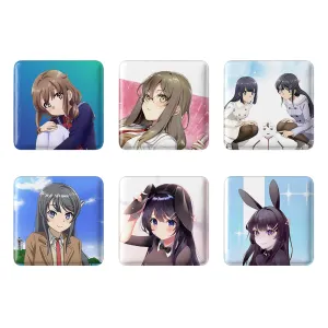 مگنت مربعی انیمه بانی گرل (Bunny Girl Senpai)