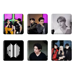 مگنت مربعی بی تی اس BTS