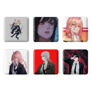 مگنت مربعی انیمه مرد اره ای (Chainsaw Man)