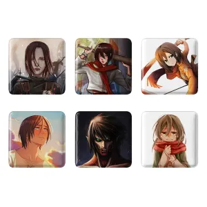 مگنت مربعی انیمه اتک آن تایتان (Attack on Titan)