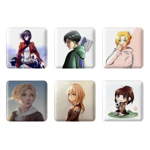 مگنت مربعی انیمه اتک آن تایتان (Attack on Titan)