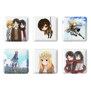 مگنت مربعی انیمه اتک آن تایتان (Attack on Titan)