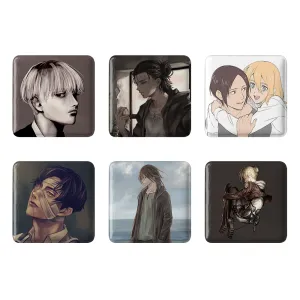مگنت مربعی انیمه اتک آن تایتان (Attack on Titan)