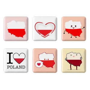مگنت مربعی لهستان (Poland)