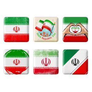 مگنت مربعی پرچم ایران (Iran)