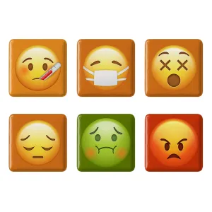 مگنت مربعی ایموجی (Emoji)