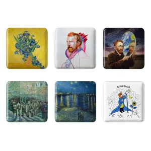 مگنت مربعی ونسان ونگوگ (Van Gogh)