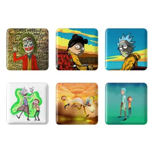 مگنت مربعی ریک و مورتی (Rick and Morty)