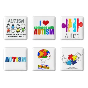 مگنت مربعی اتیسم (Autism)
