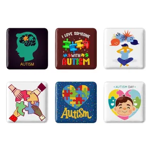 مگنت مربعی اتیسم (Autism)