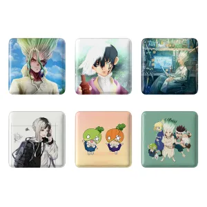 مگنت مربعی انیمه دکتر سنگی (Dr.Stone)