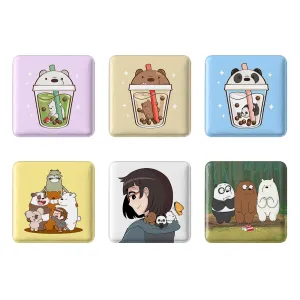 مگنت مربعی سه خرس کله پوک