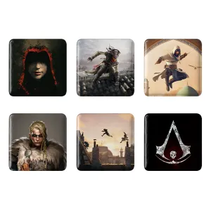 مگنت مربعی بازی اساسینز کرید (Assassin's Creed)