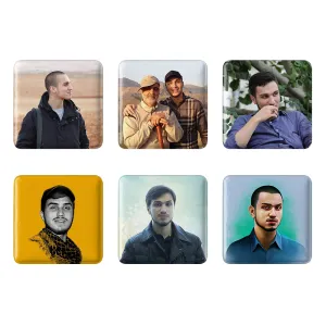 مگنت مربعی شهید جهاد مغنیه