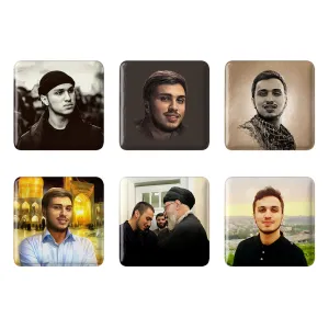 مگنت مربعی شهید جهاد مغنیه