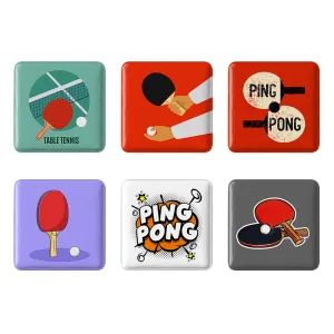 مگنت مربعی پینگ پنگ (ping pong)