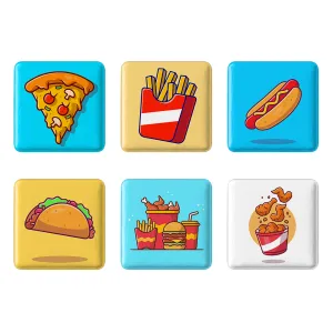 مگنت مربعی فست فود (Fast Food)