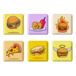 مگنت مربعی فست فود (Fast Food)