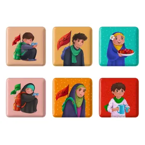 مگنت مربعی محرم و اربعین