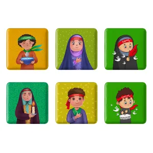 مگنت مربعی محرم و اربعین