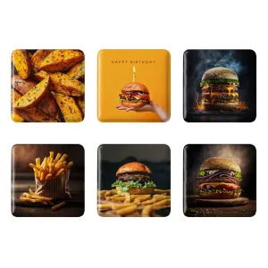 مگنت مربعی فست فود (Fast Food)