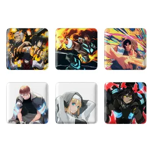 مگنت مربعی انیمه نیروی آتش (Fire Force)
