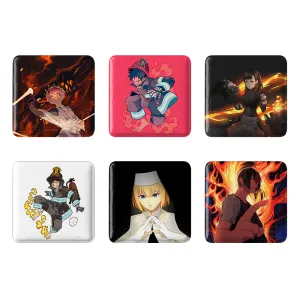 مگنت مربعی انیمه نیروی آتش (Fire Force)