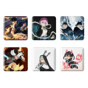 مگنت مربعی انیمه نیروی آتش (Fire Force)
