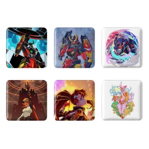 مگنت مربعی انیمه گورن لاگان (Gurren Lagann)
