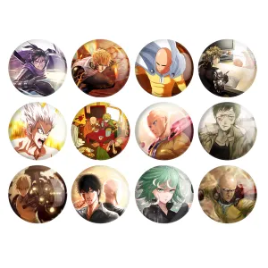 پیکسل انیمه مرد تک مشتی (One Punch Man)