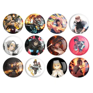 پیکسل انیمه نیروی آتش (Fire Force)