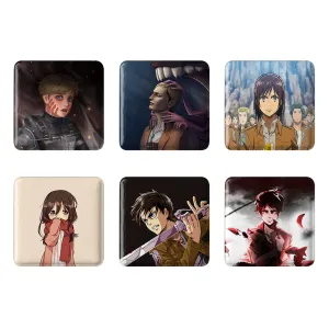پیکسل مربعی انیمه اتک آن تایتان (Attack on Titan)