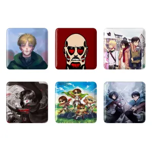 پیکسل مربعی انیمه اتک آن تایتان (Attack on Titan)