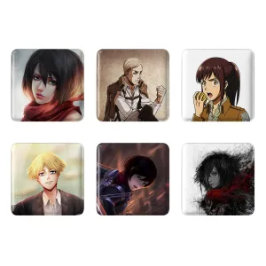 پیکسل مربعی انیمه اتک آن تایتان (Attack on Titan)
