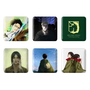 پیکسل مربعی انیمه اتک آن تایتان (Attack on Titan)