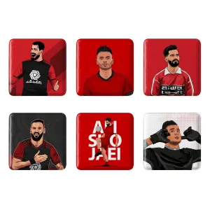 مگنت مربعی پرسپولیس