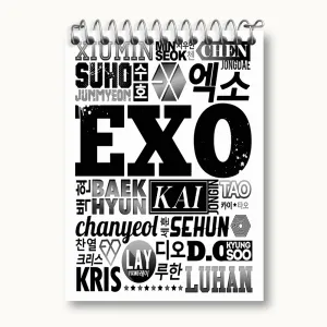 دفتر یادداشت گروه اکسو EXO