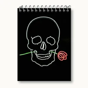 دفتر یادداشت اسکلت Skleton