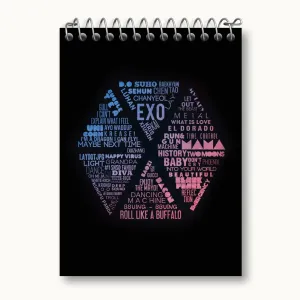 دفتر یادداشت گروه موسیقی اکسو EXO