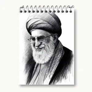 دفتر یادداشت تصویر رهبر