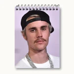 دفتر یادداشت جاستین بیبر Justin Bieber