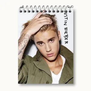 دفتر یادداشت جاستین بیبر Justin Bieber