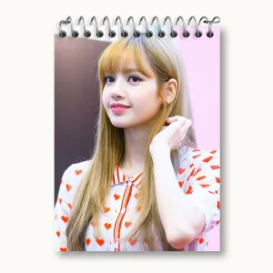دفتر یادداشت لیسا گروه بلک پینک Black Pink